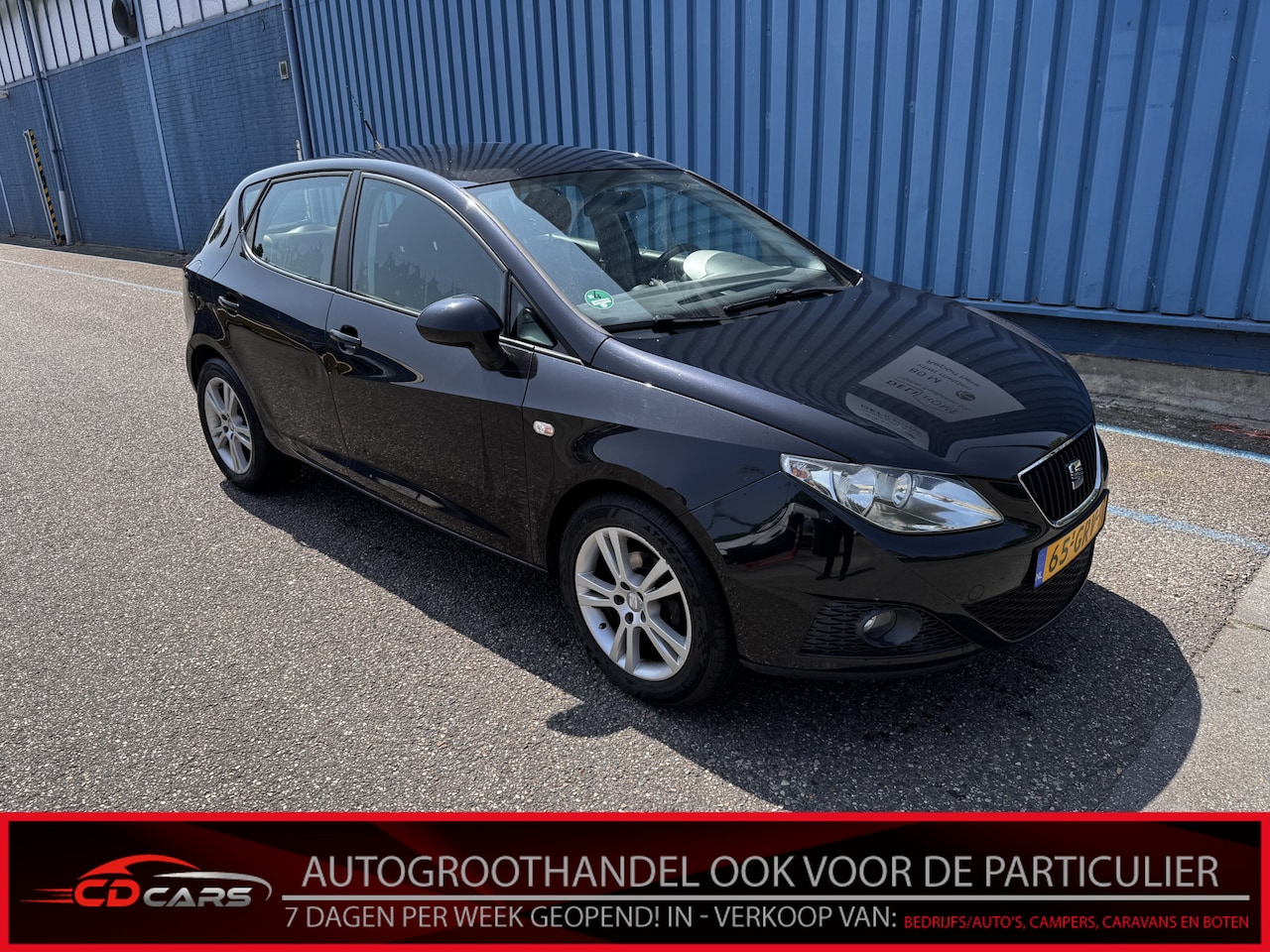 Seat Ibiza - 1.4 Sport-up Airco, Achterklep grote deuk Bij de verkoop van gebruikte voertuigen door CD- - AutoWereld.nl