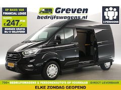Ford Transit Custom - 300 2.0 TDCI L2H2 2xSchuifdeur Airco Camera Cruise LED 3 Persoons PDC Elektrpakket