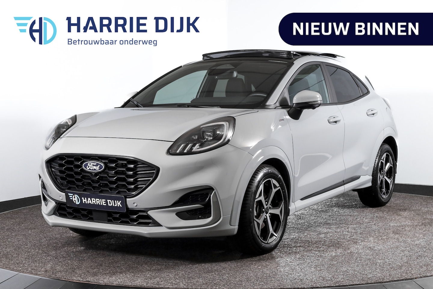 Ford Puma - 1.0 EcoBoost 125 PK Hybrid ST-Line - Automaat (Nieuw model) | S/K-Panodak | Afn. Trekhaak - AutoWereld.nl