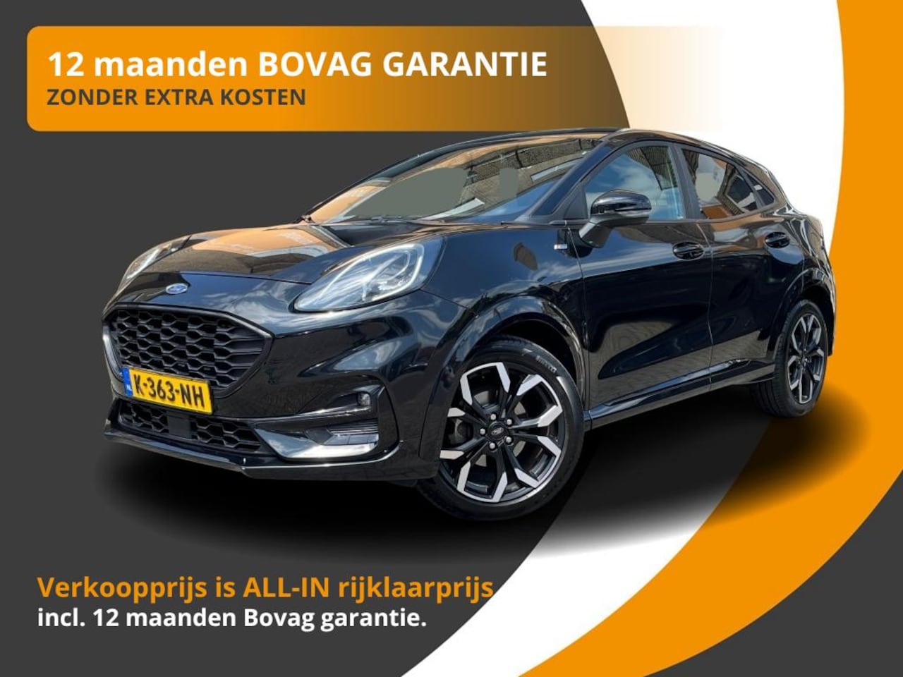 Ford Puma - 1.0 ECOBOOST HYBRID ST-LINE X HALF LEDER/LED/BenO/NL-AUTO/1E EIG. - AutoWereld.nl