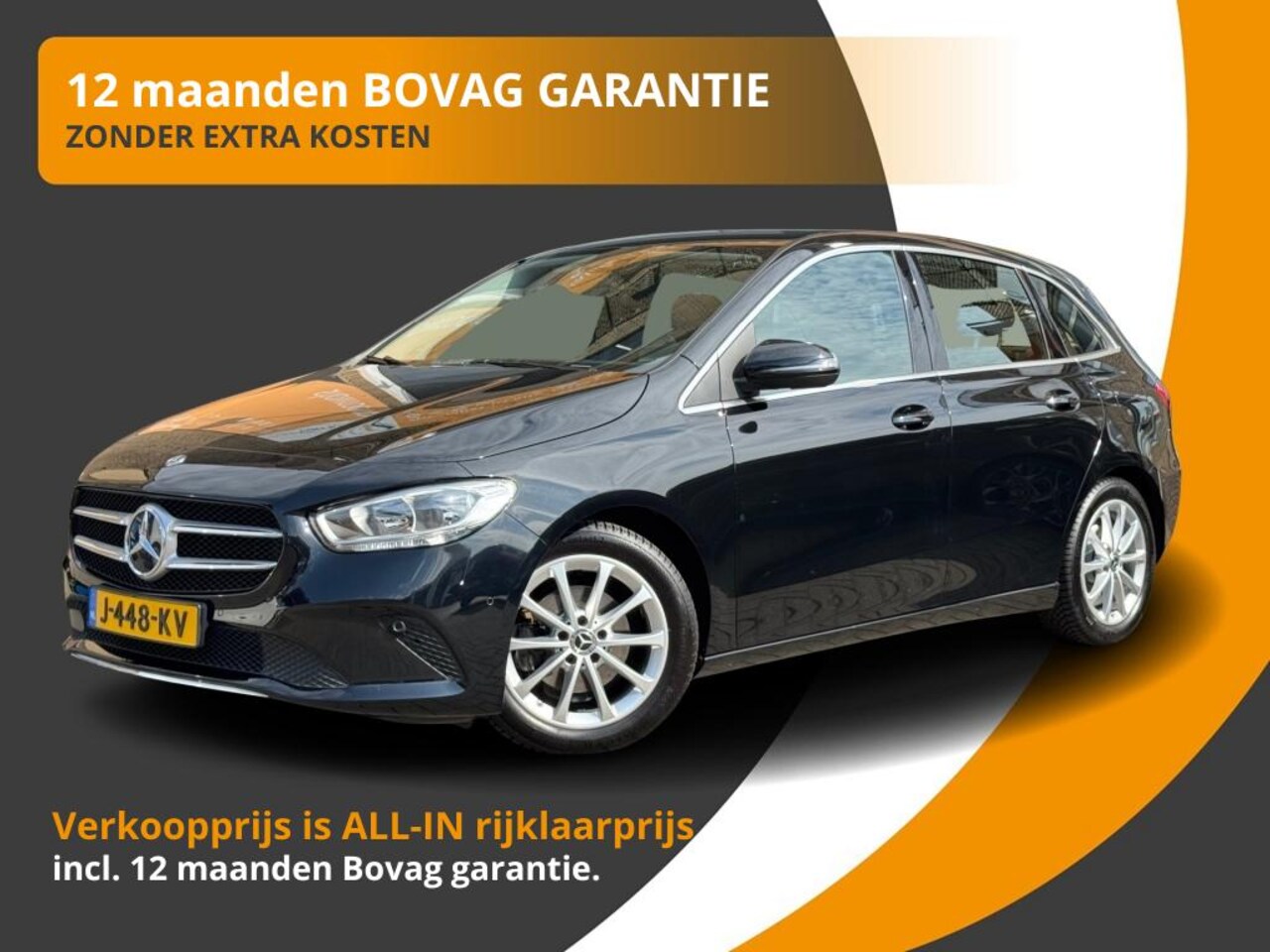Mercedes-Benz B-klasse - 180 AUTOMAAT LAUNCH EDITION HALF LEER/NAVI/SP.STOELEN/TREKHAAK - AutoWereld.nl