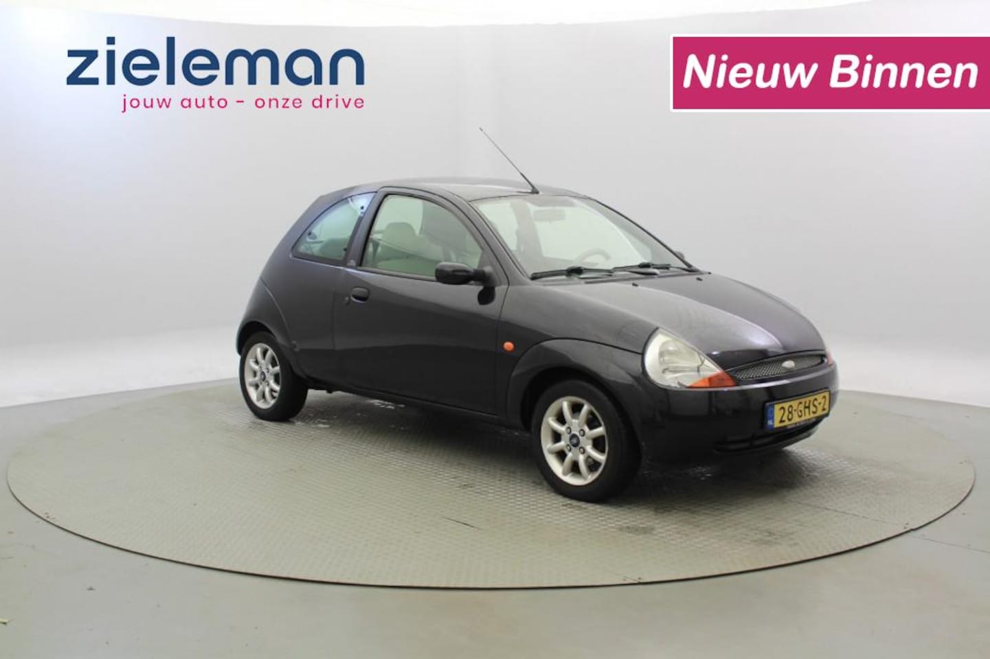 Ford Ka - 1.3 12th Edition - Leer, Airco, voorruitverw. - AutoWereld.nl