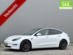 Tesla Model 3 - Performance AWD - Facelift 2021 - Parelmoer