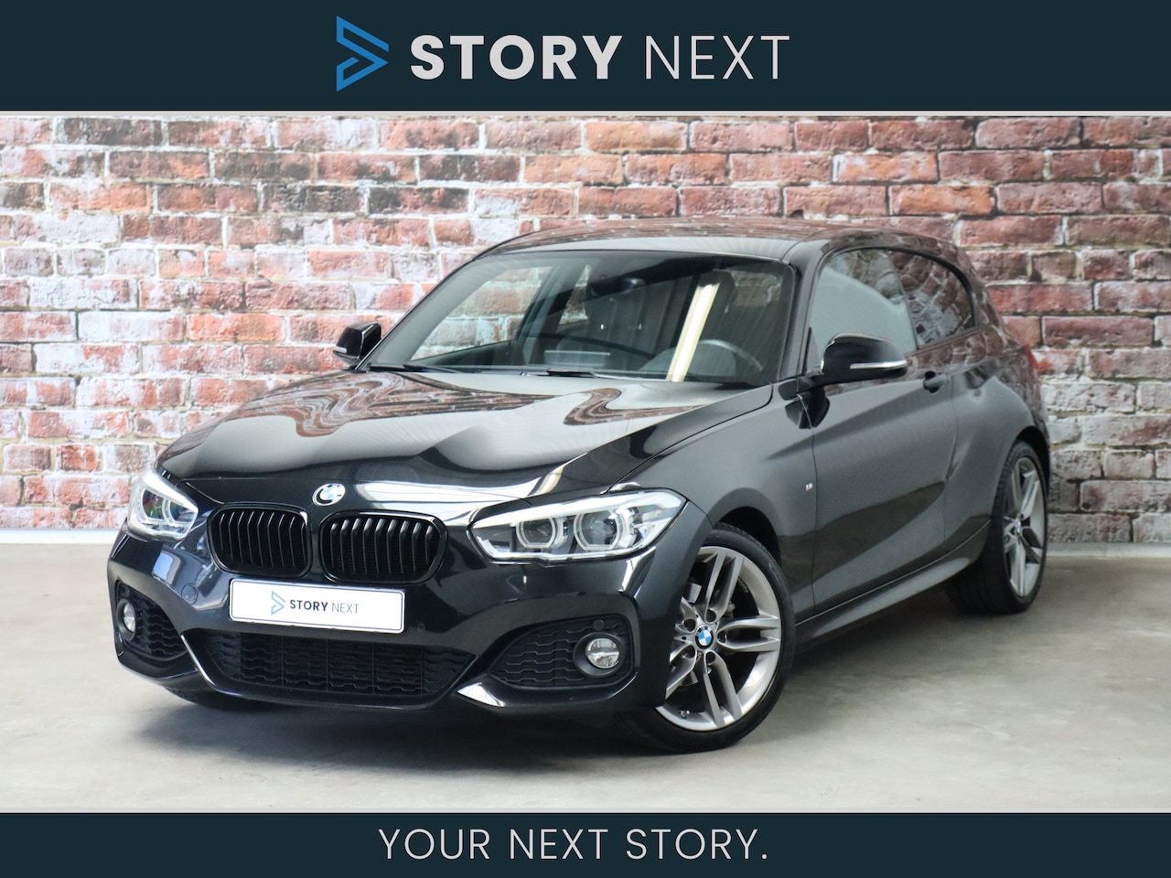 BMW 1-serie - 118i High Executive M Sport Pakket Automaat 3 deurs / Harman Kardon / Leder / DAB / Naviga - AutoWereld.nl
