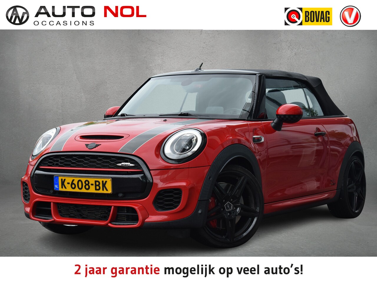 MINI Cabrio - Mini 2.0 John Cooper Works Chili | 231 pk | Schaalstoelen | H/K | CarPlay | HUD - AutoWereld.nl