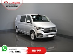 Volkswagen Transporter - T6.1 2.0 TDI 150 pk DSG Aut. L2 DC Dubbel Cabine Highline BPM VRIJ Adapt.Cruise/ LED/ 2xSc