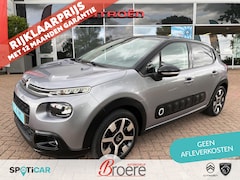 Citroën C3 - 1.2 82pk Shine | panoramadak, trekhaak, parkeersensoren, verw. voorstoelen, navi via apple