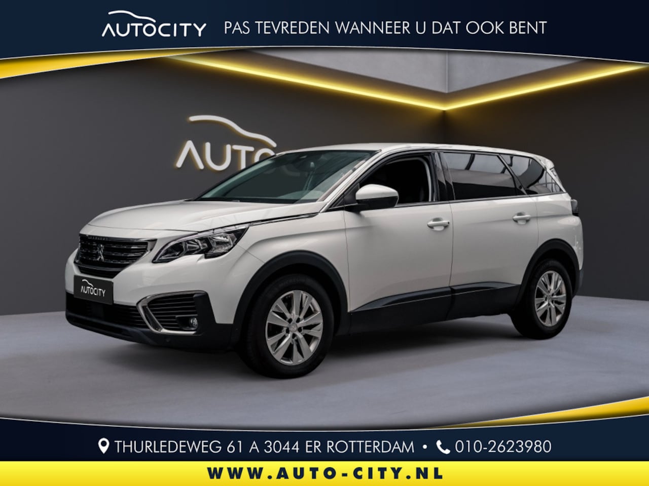 Peugeot 5008 - 5008 1.2 PureTech 130 Active Business 7 Persoons l Navi l Cruise - AutoWereld.nl