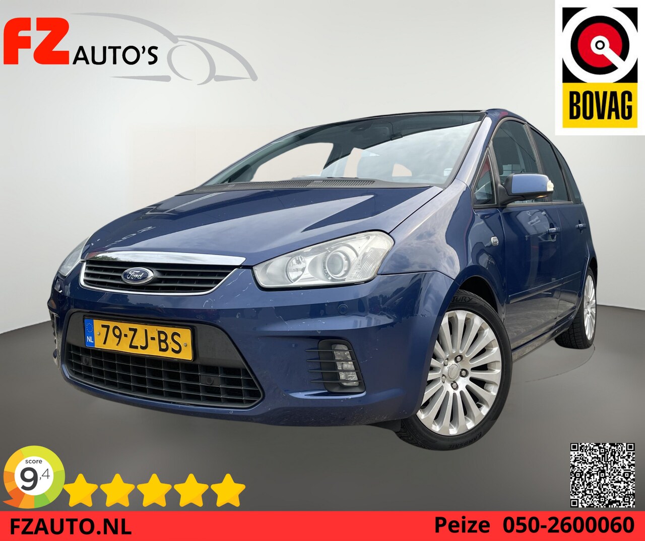 Ford C-Max - 1.8-16V Titanium - Panoramadak - Climate Control - Trekhaak - Navigatie - AutoWereld.nl