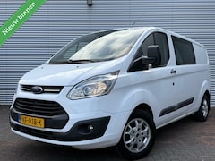 Ford Transit Custom - 290 2.2 TDI Dubbel Cabine 6 Pers Airco Camera Cruis Control NL Auto 2013 BPM EN BTW VRIJ
