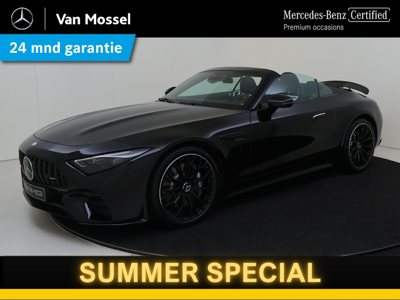 Mercedes-Benz SL-klasse Roadster - 43 AMG / V8 Styling/ Aerodinamica Pakket/ 21 inch/ Achterasbesturing/ Burmester/ Night 1+2 - AutoWereld.nl