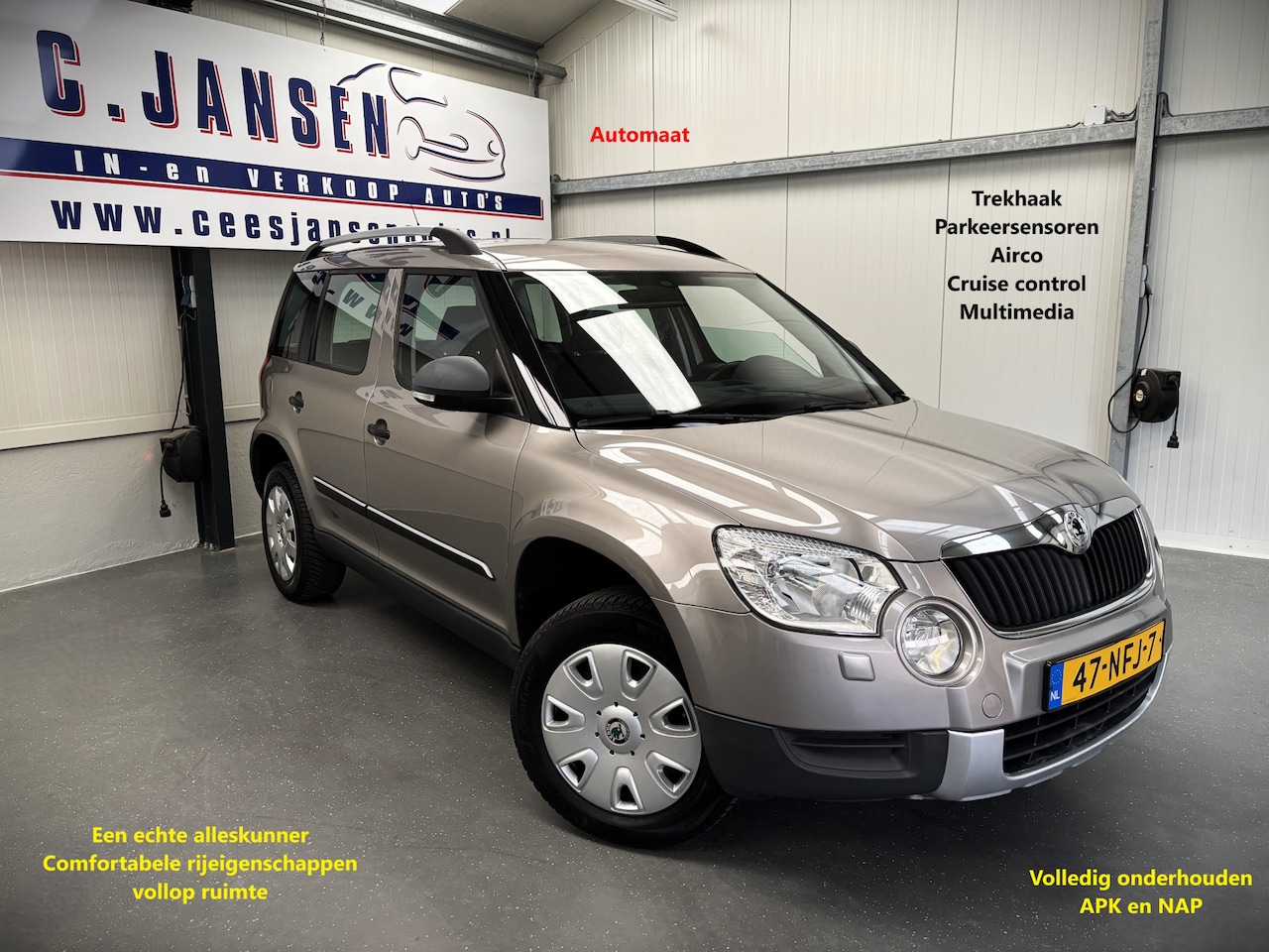 Skoda Yeti - 1.2 TSI Active Plus KEURIGE AUTO - AutoWereld.nl