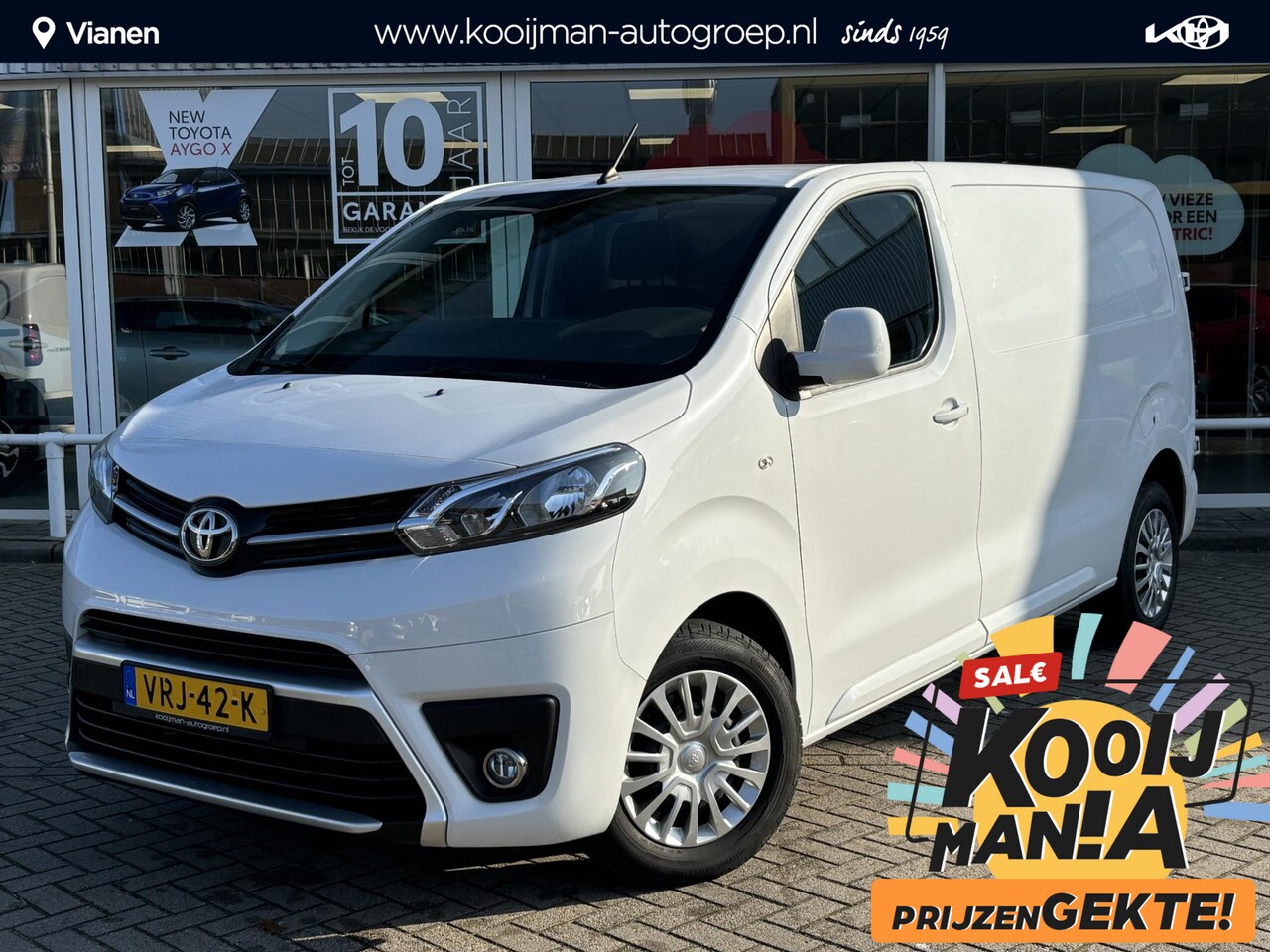 Toyota ProAce Worker - 2.0 D-4D Prof 2x stoel, Trekhaak, Betimmering, NL Auto 1e eigenaar - AutoWereld.nl