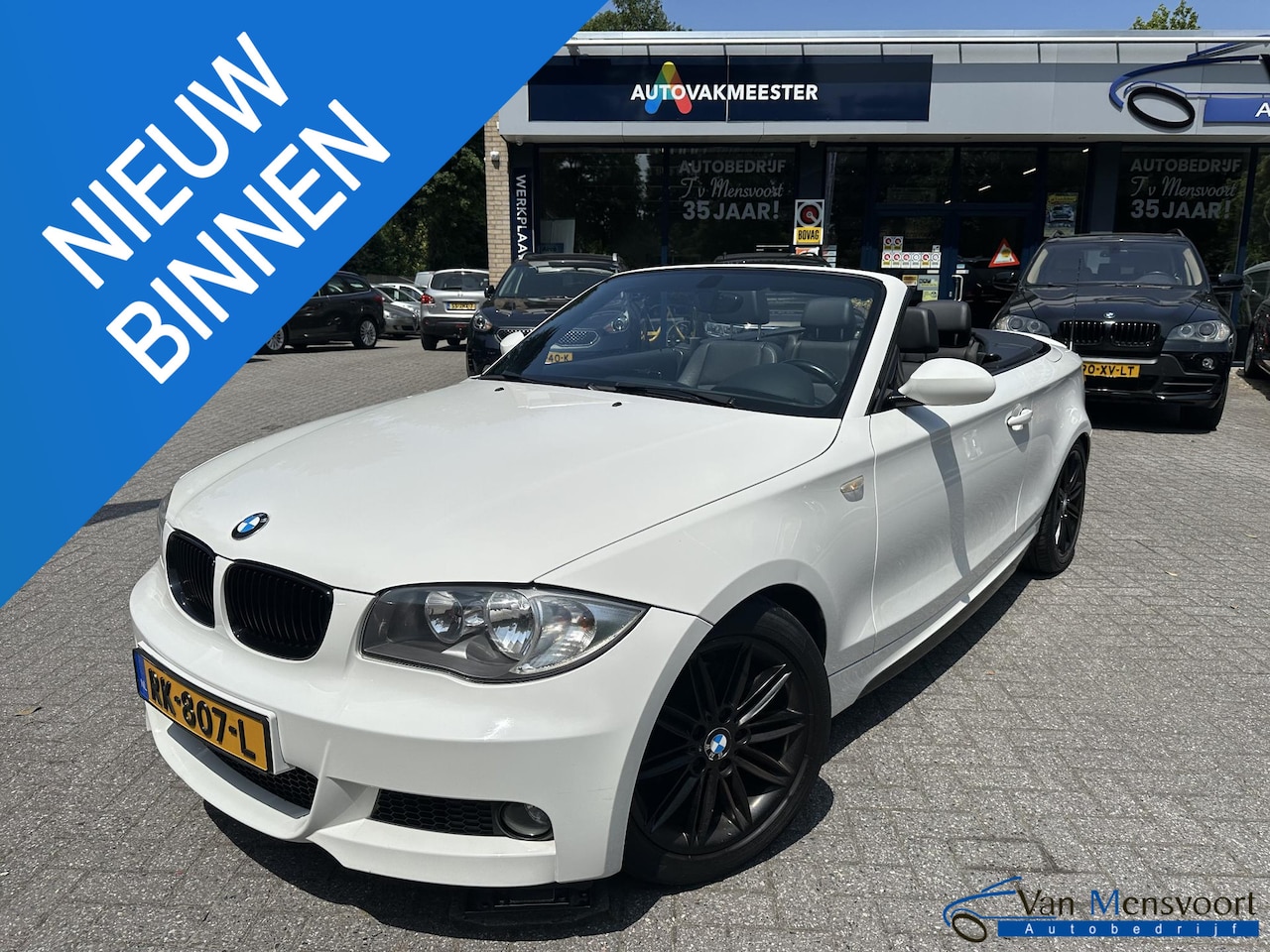 BMW 1-serie Cabrio - 118i 2.0i M-Pakket Leder|Sportstoelen|Climate - AutoWereld.nl