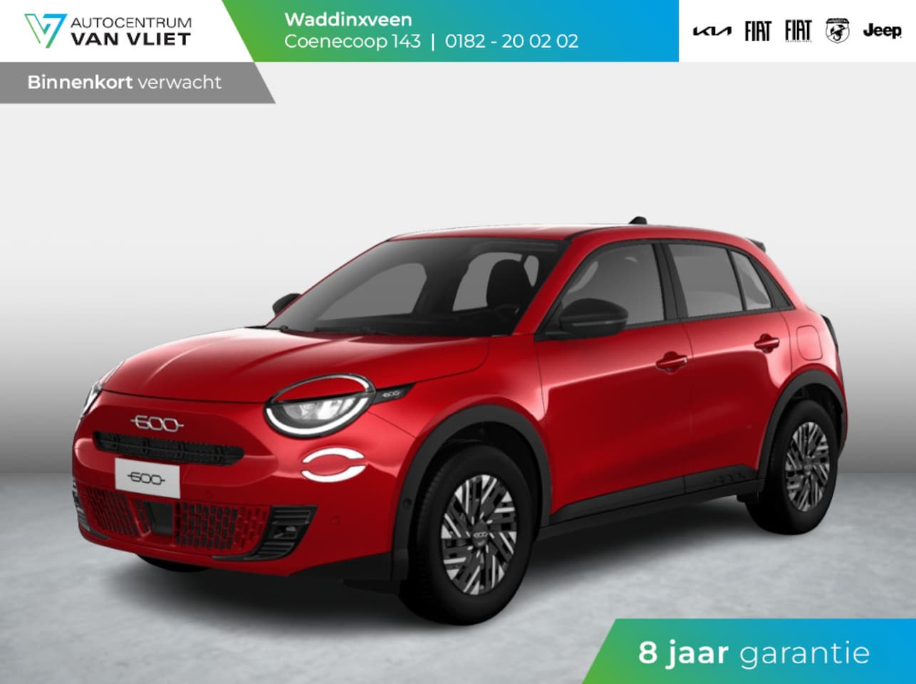 Fiat 600 - 1.2 Hybrid Urban | Automaat | PDC | Cruise | Airco | Apple Carplay - AutoWereld.nl