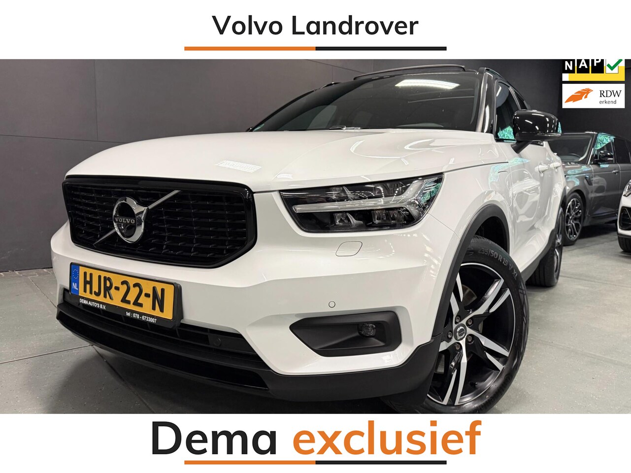Volvo XC40 - 1.5 T5 Recharge R-Design 264PK PANO/NAVI/DAB/H-KARDON/STOEL-M/ECC/PDC/CRUISE/// - AutoWereld.nl