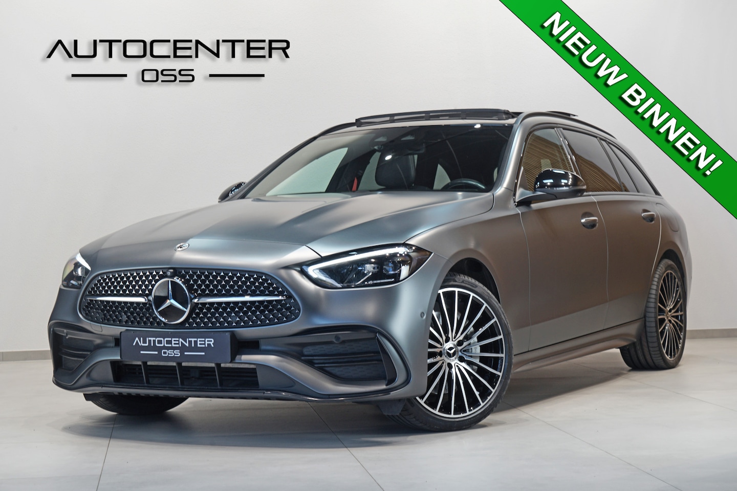 Mercedes-Benz C-klasse Estate - 300 e AMG Line ✅ MAGNO ✅ 19" ✅ MEMORY ✅ PANO ✅ HEAD-UP ✅ 360 ✅ ADAP.CRUISE - AutoWereld.nl