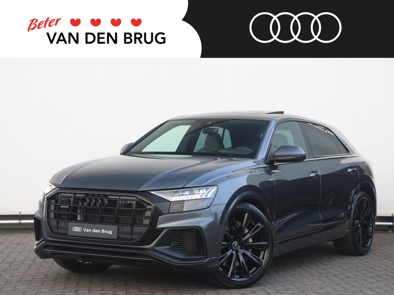 Audi Q8 - 55 TFSI e quattro Pro Line S 381 Pk | Matrix LED | Panoramadak | Luchtvering | Head up | - AutoWereld.nl