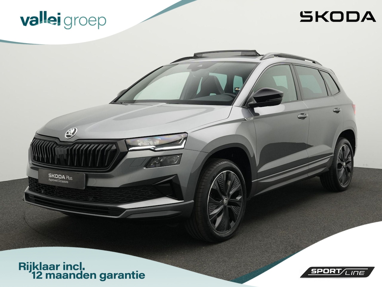 Skoda Karoq - 1.5 TSI 150 pk DSG ACT Sportline Business | Panoramadak | Trekhaak | Matrix LED | Stoelver - AutoWereld.nl