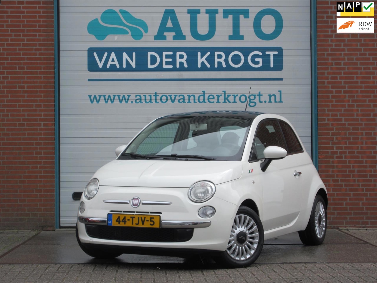 Fiat 500 - 0.9 TwinAir Lounge 0.9 TwinAir Lounge, Airco, Pano, LM, APK 4-26 - AutoWereld.nl