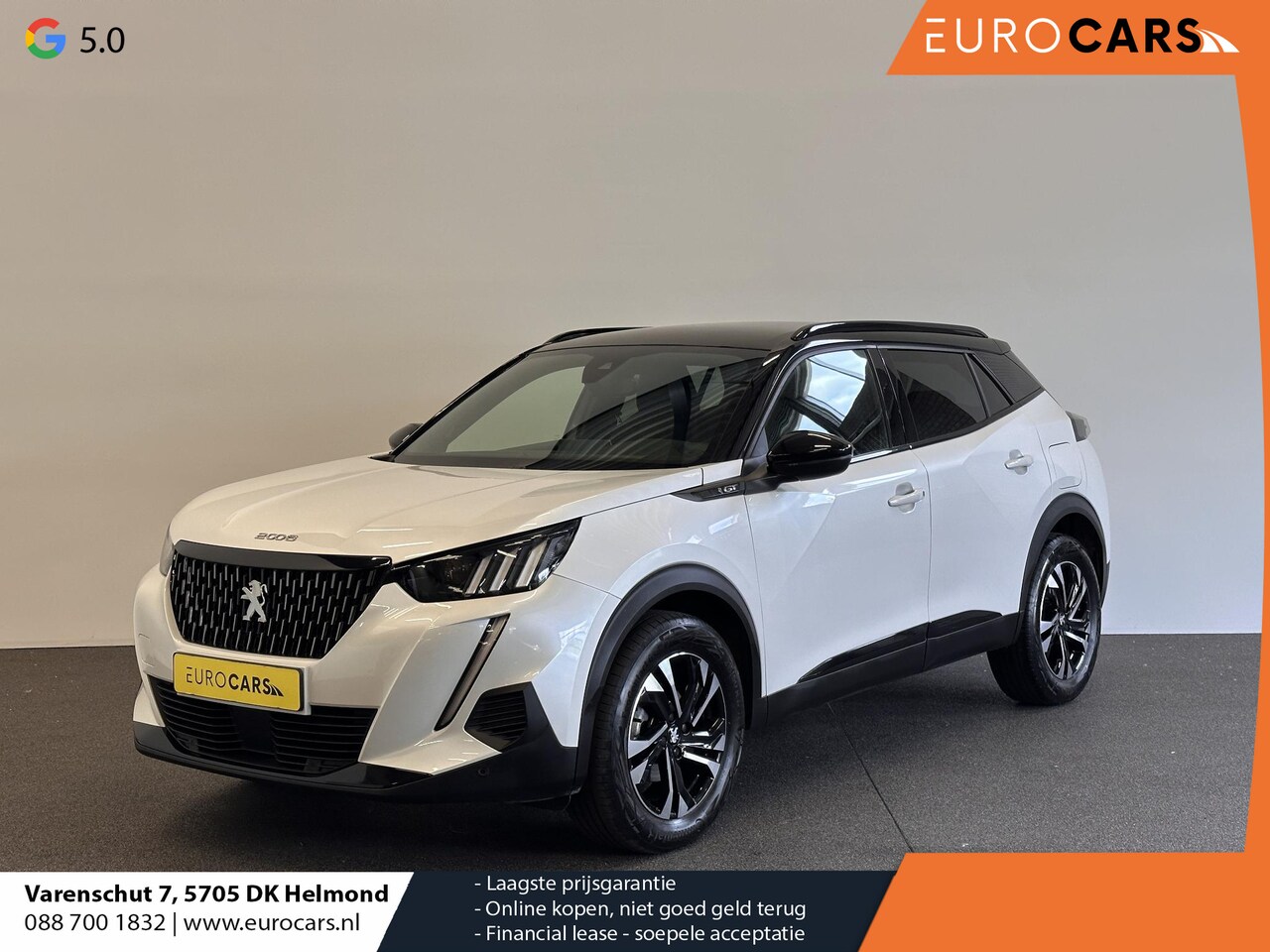 Peugeot 2008 - 1.2 PureTech 130 GT Black Style Airco ECC Navi Carplay Cruise Control PDC VA + Camera Full - AutoWereld.nl