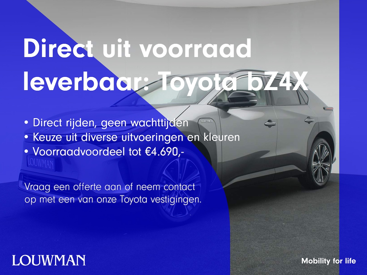 Toyota bZ4X - Active 71 kWh Active 71 kWh - AutoWereld.nl