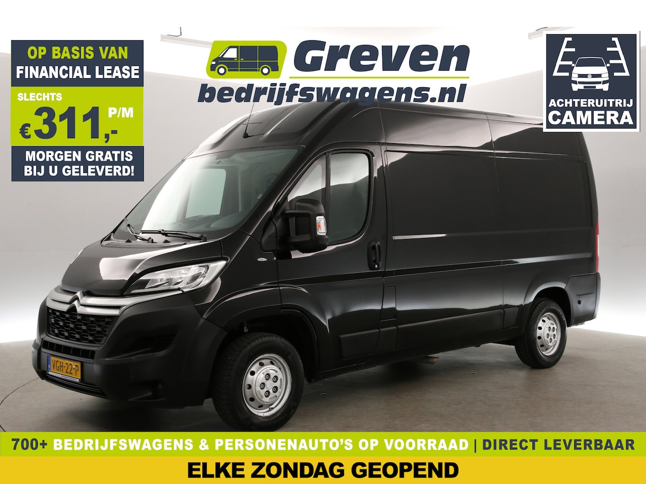 Citroën Jumper - 33 2.2 BlueHDi L2H2 Airco Camera Cruise Navigatie Trekhaak 3 Persoons Elektrpakket - AutoWereld.nl