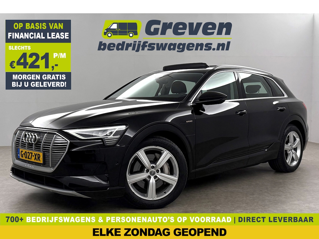 Audi e-tron - 50 Quattro Launch edition plus 71 kWh 313PK Pano LED Virtual Memory Carplay Clima Cruise N - AutoWereld.nl