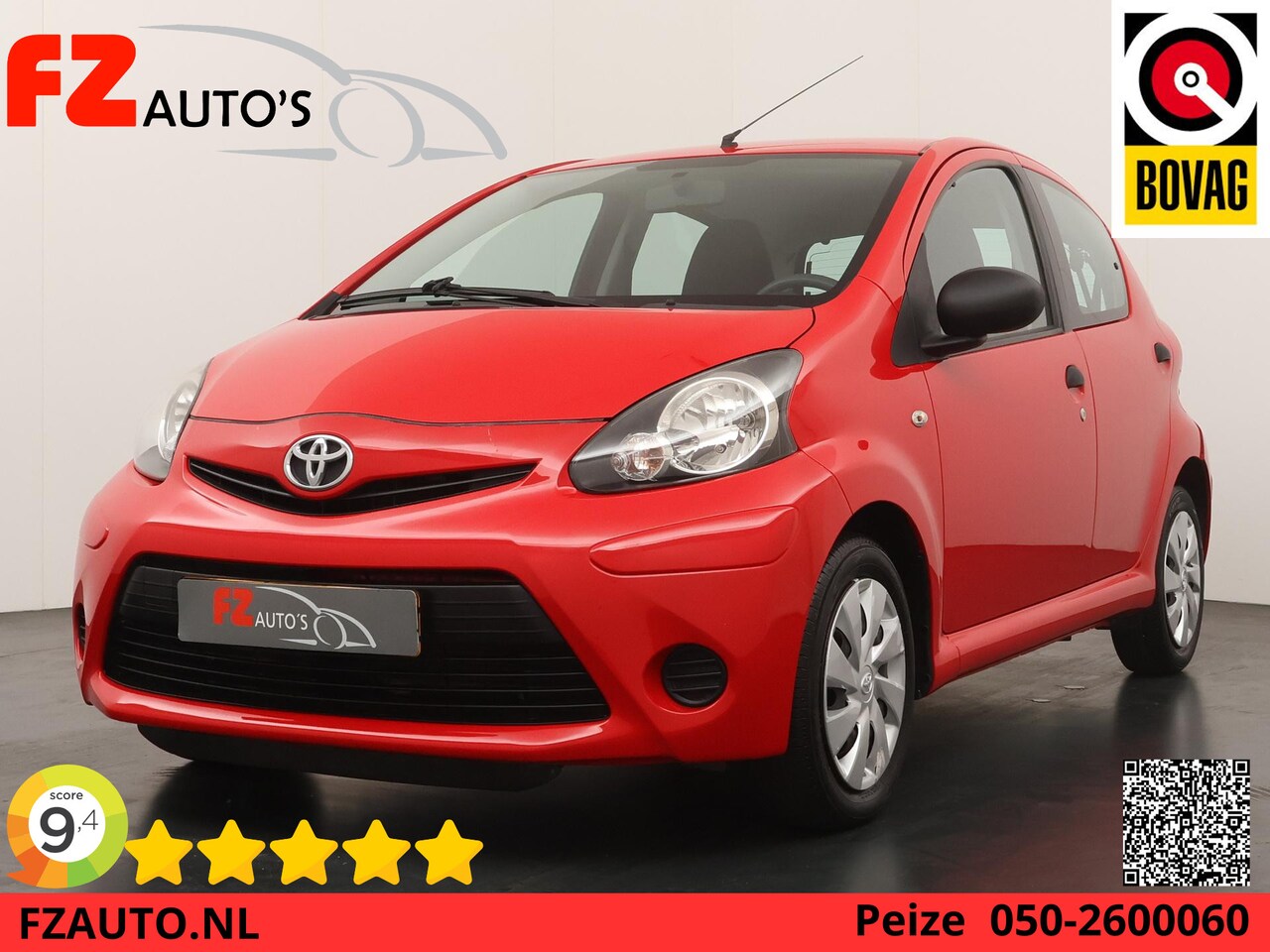 Toyota Aygo - 1.0 VVT-i Comfort - Airconditioning - Elektrische ramen - Centrale vergrendeling + afst.be - AutoWereld.nl