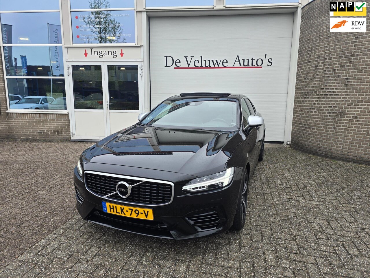 Volvo S90 - T8 TWIN ENGINE R- Design leder pano acc camera - AutoWereld.nl