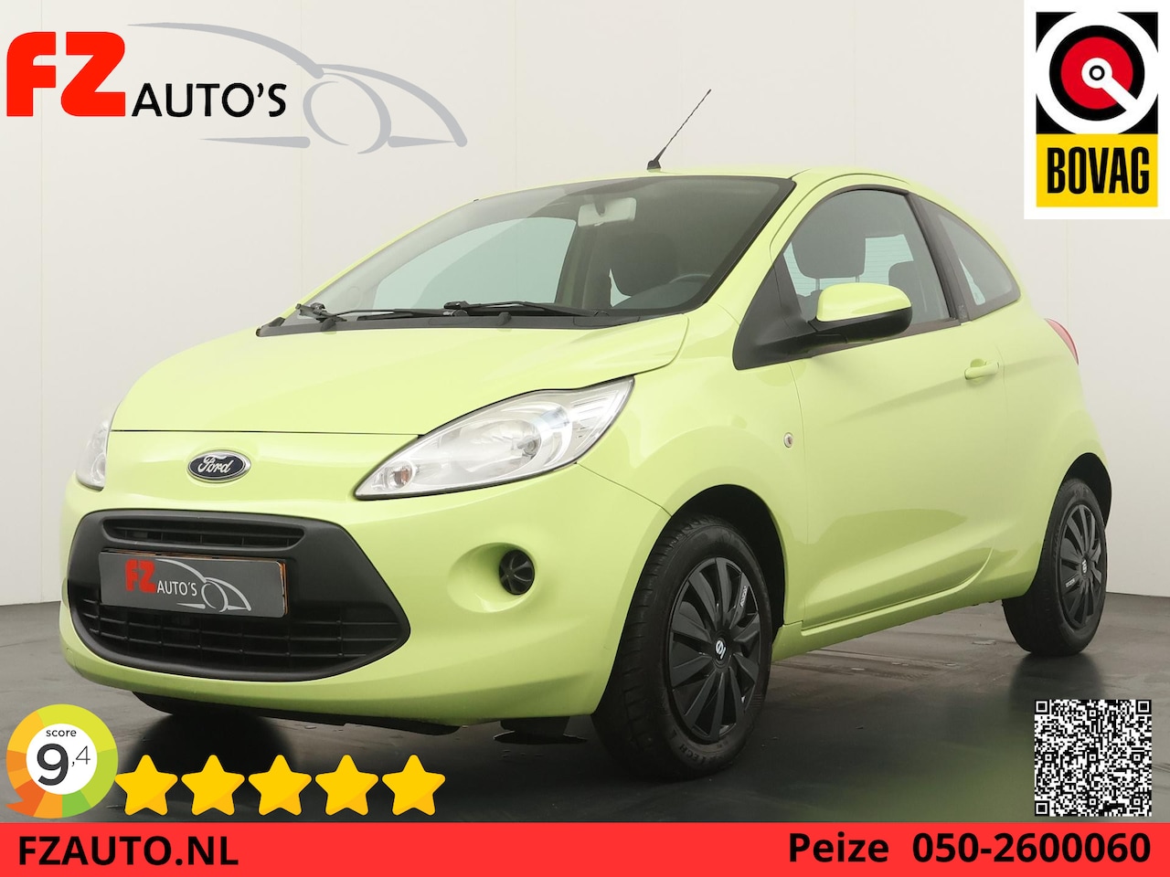 Ford Ka - 1.2 Cool & Sound start/stop | Airco | Stads auto | Zuinig in verbruik | - AutoWereld.nl