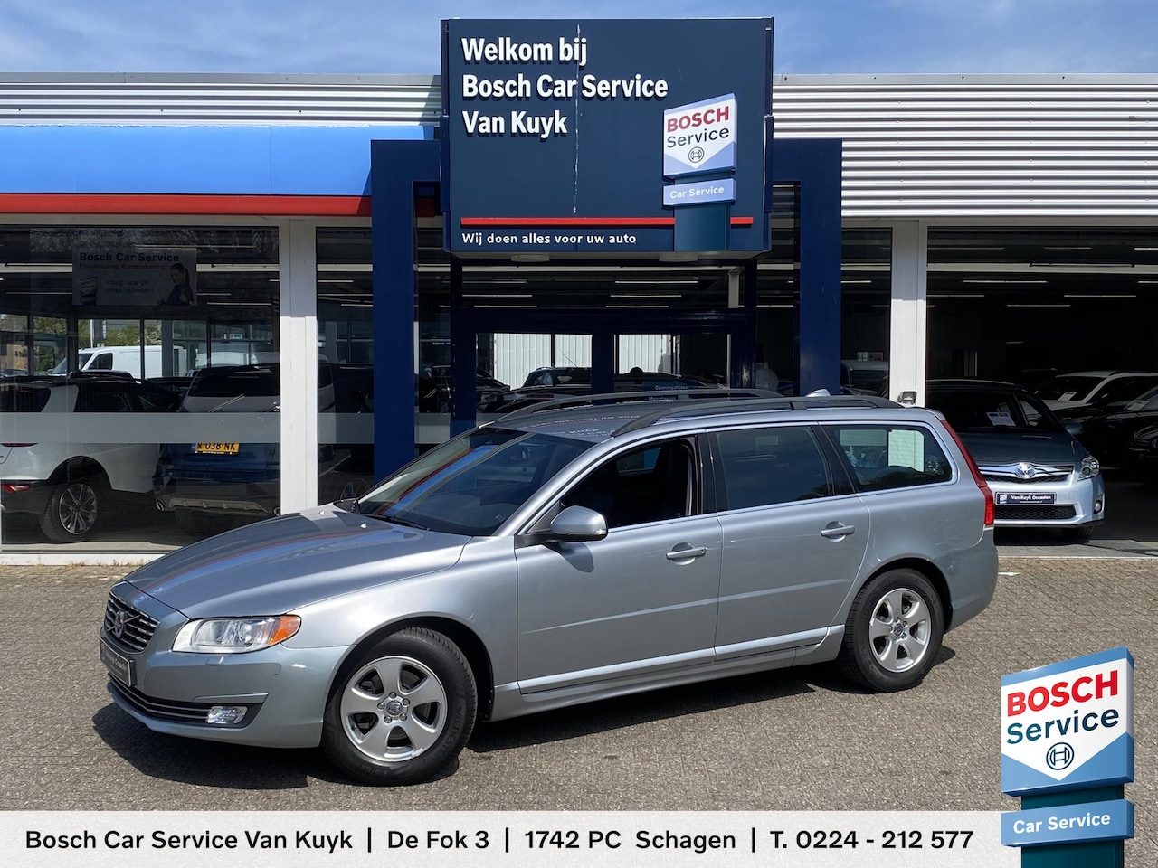 Volvo V70 - 1.6 T4 Nordic+ / NL-Auto / 180 PK / Dealer-Onderhouden / Trekhaak / Vol-Leder / Stoelverwa - AutoWereld.nl