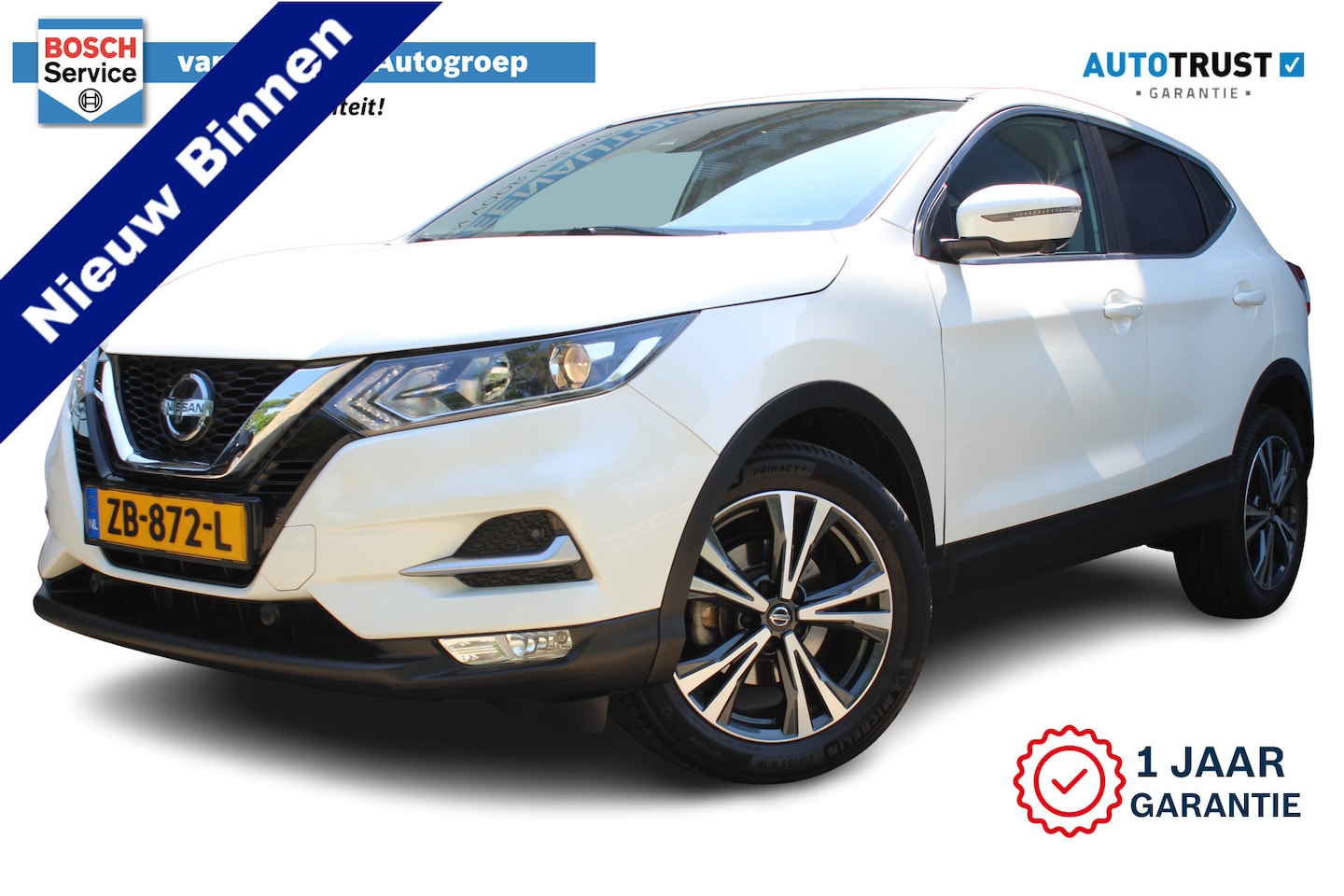 Nissan Qashqai - 1.3 DIG-T N-Connecta | Incl. 12 maanden Garantie | 360* Camera | Keyless entry/start | Par - AutoWereld.nl