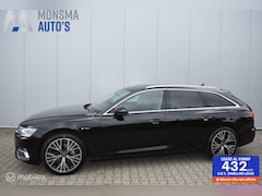 Audi A6 Avant - 40 TDI Sport Leder 20" LMV Uitklapb. trekhaak Stoelverw. *146dkm Zeer mooi