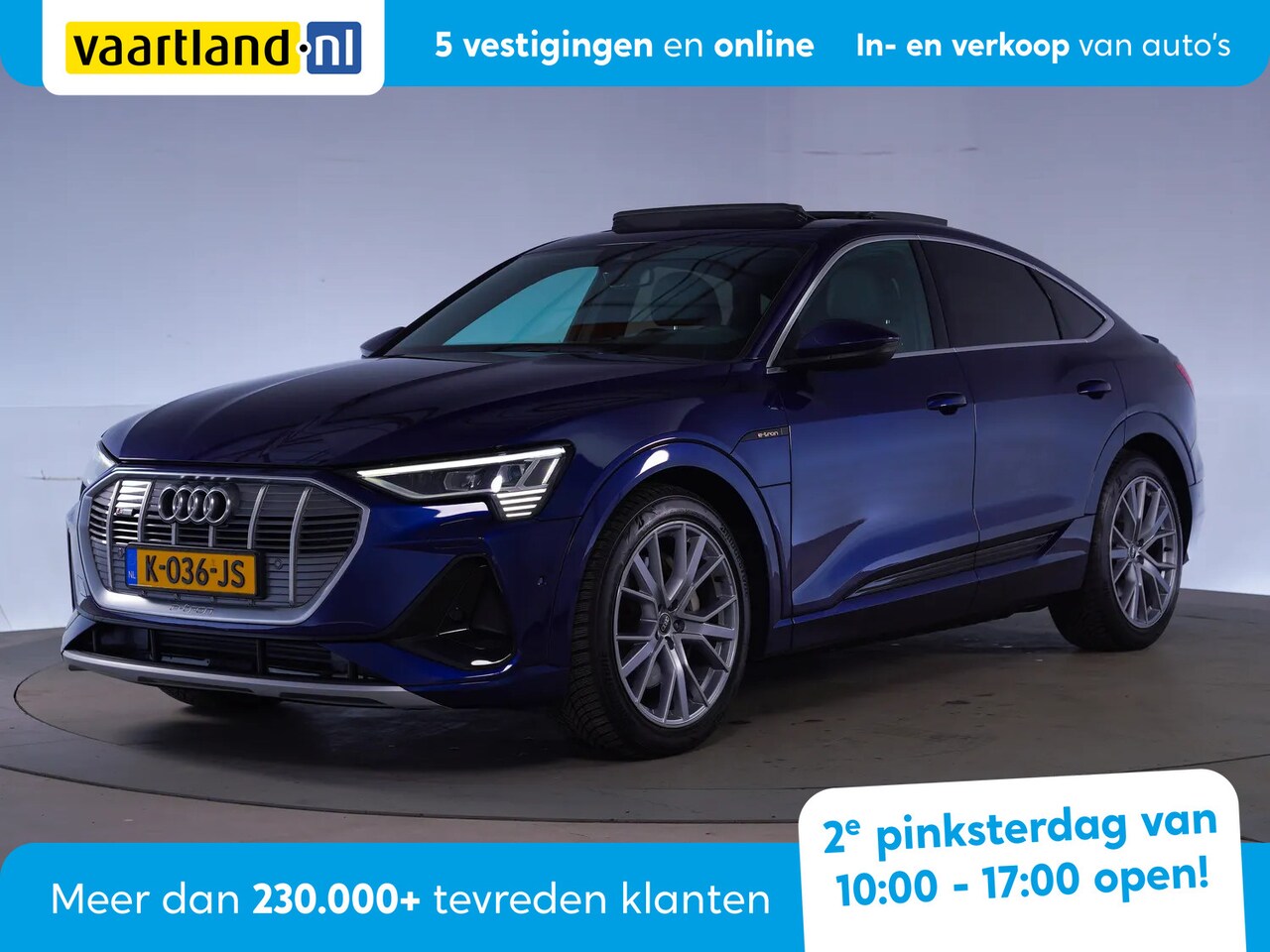 Audi e-tron Sportback - 50 Quattro S Edition [ Panorama Luchtvering Virtual ] - AutoWereld.nl