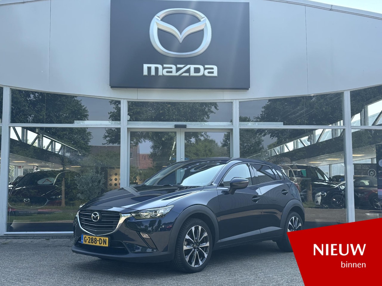 Mazda CX-3 - 2.0 SkyActiv-G 120 SkyLease 1e Eig., Dealer ond, Automaat, Navigatie, Parkeerhulp, Stoelve - AutoWereld.nl
