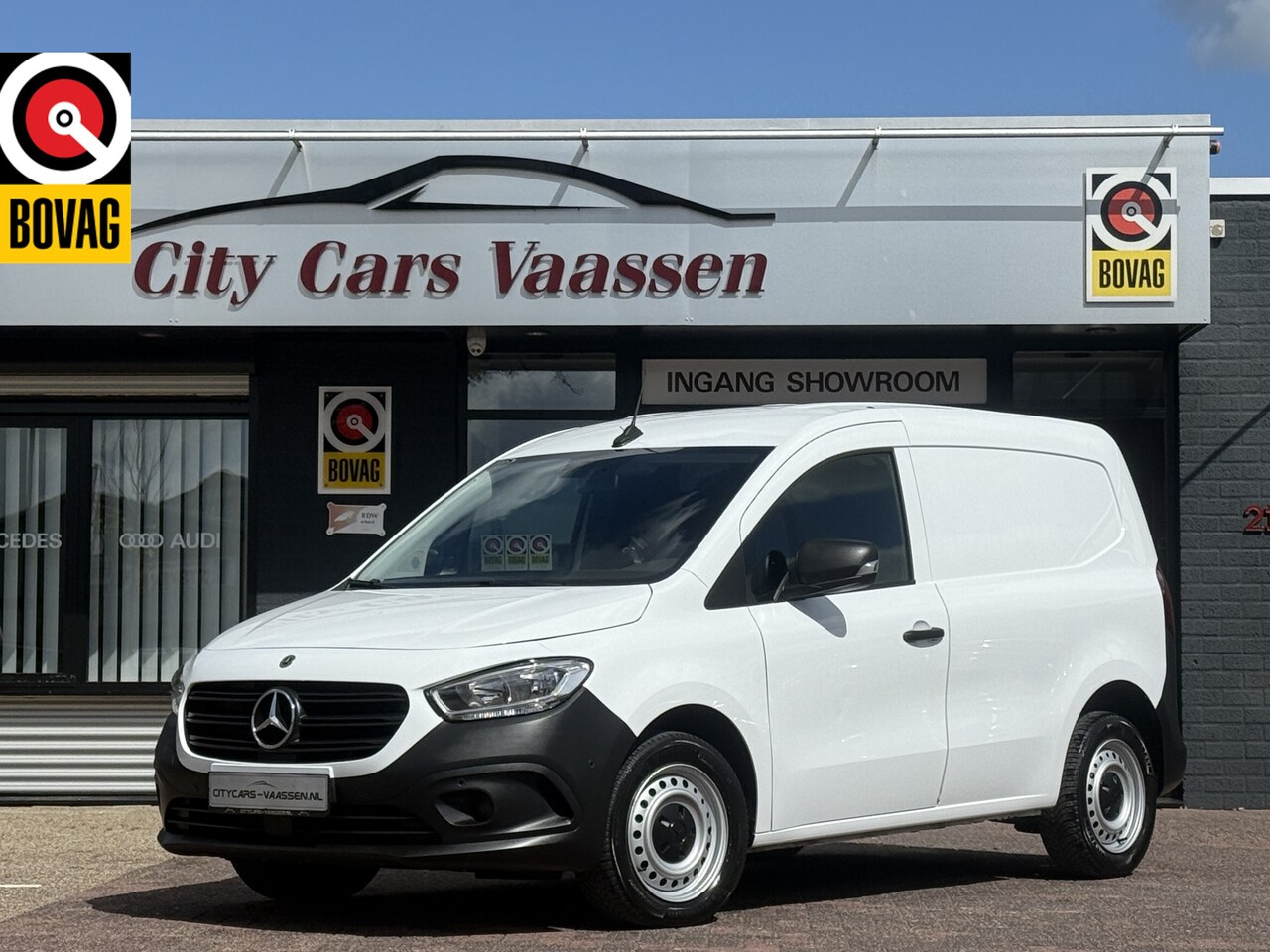 Mercedes-Benz Citan - 110 L1 Pro 102 pk airco elktr pakket pdc v/a schuifdeur start/stop inparkeerhulp voorstoel - AutoWereld.nl