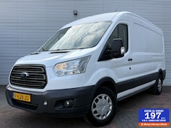 Ford Transit - 350 2.0 TDCI Lang Hoog Airco Cruise NL Auto 2017 Eerste Eigenaar 2 Zits Bank Navi Camera