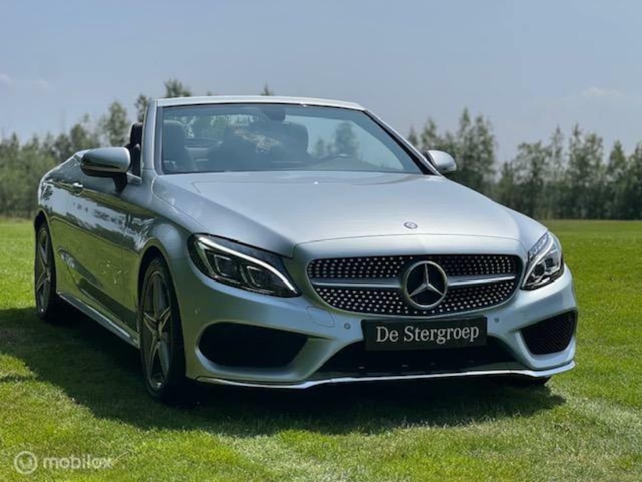 Mercedes-Benz C-klasse Cabrio - 180 AMG CABRIO Automaat Sfeerverlichting Airscarf Nekverwarming Automaat-Cruise control-Ac - AutoWereld.nl