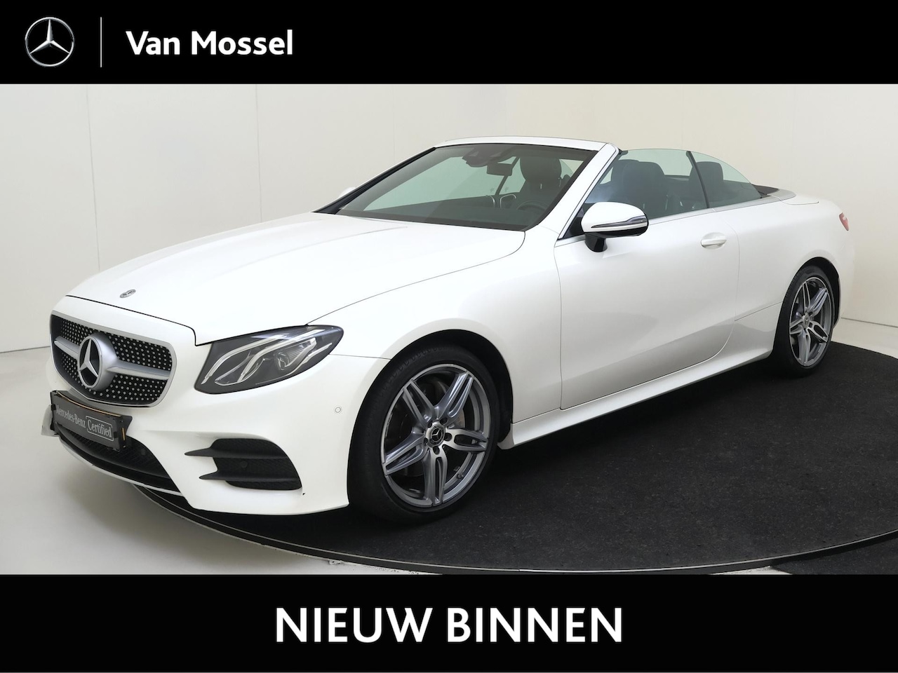 Mercedes-Benz E-klasse Cabrio - 200 AMG /Widescreen cockpit /19 Inch /HUD /Sfeerverlichting /Leder - AutoWereld.nl