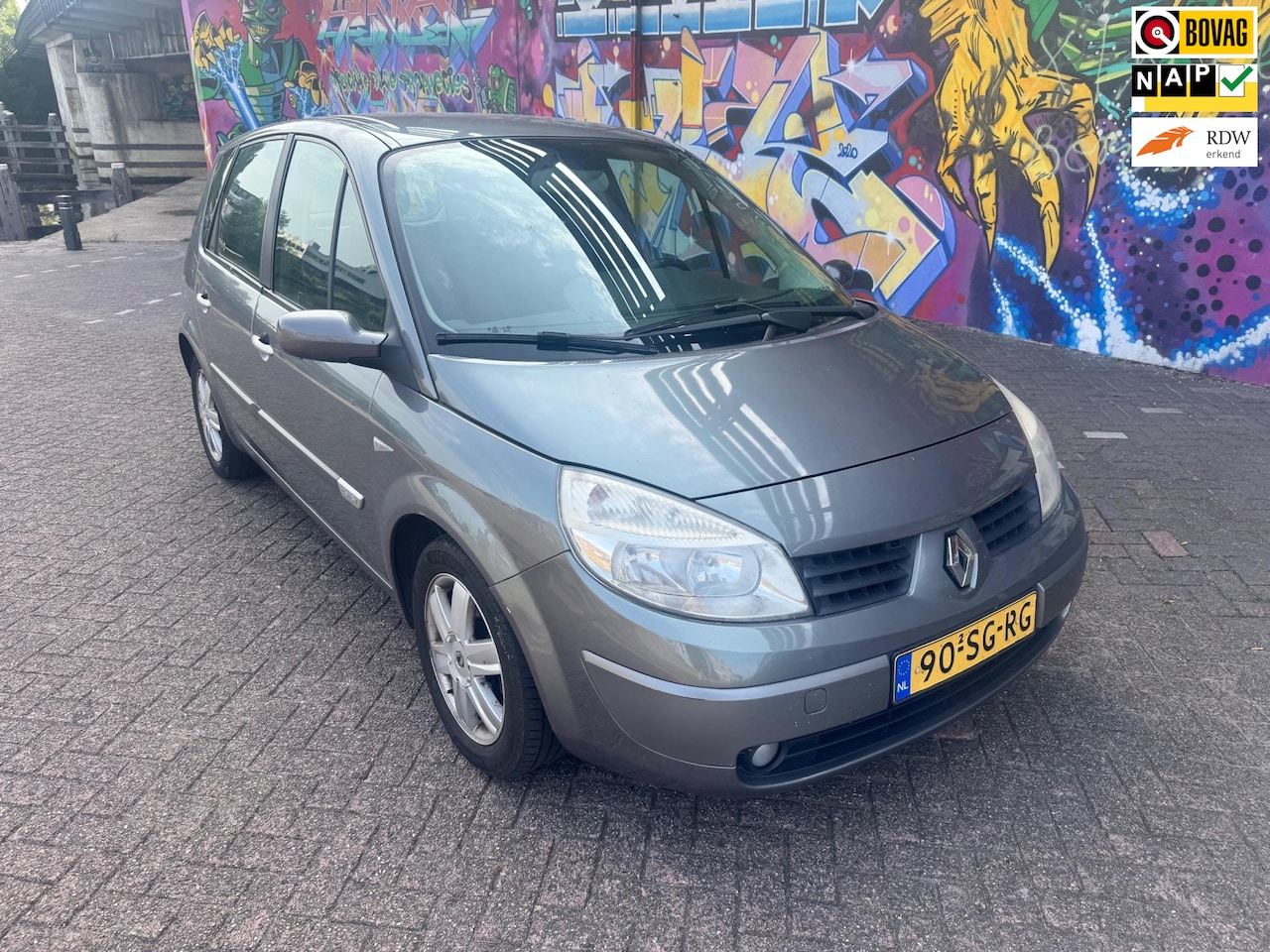 Renault Scénic - 1.6-16V Privilège Luxe goed rijdende auto met koude airco elektrische ramen sport velgen b - AutoWereld.nl