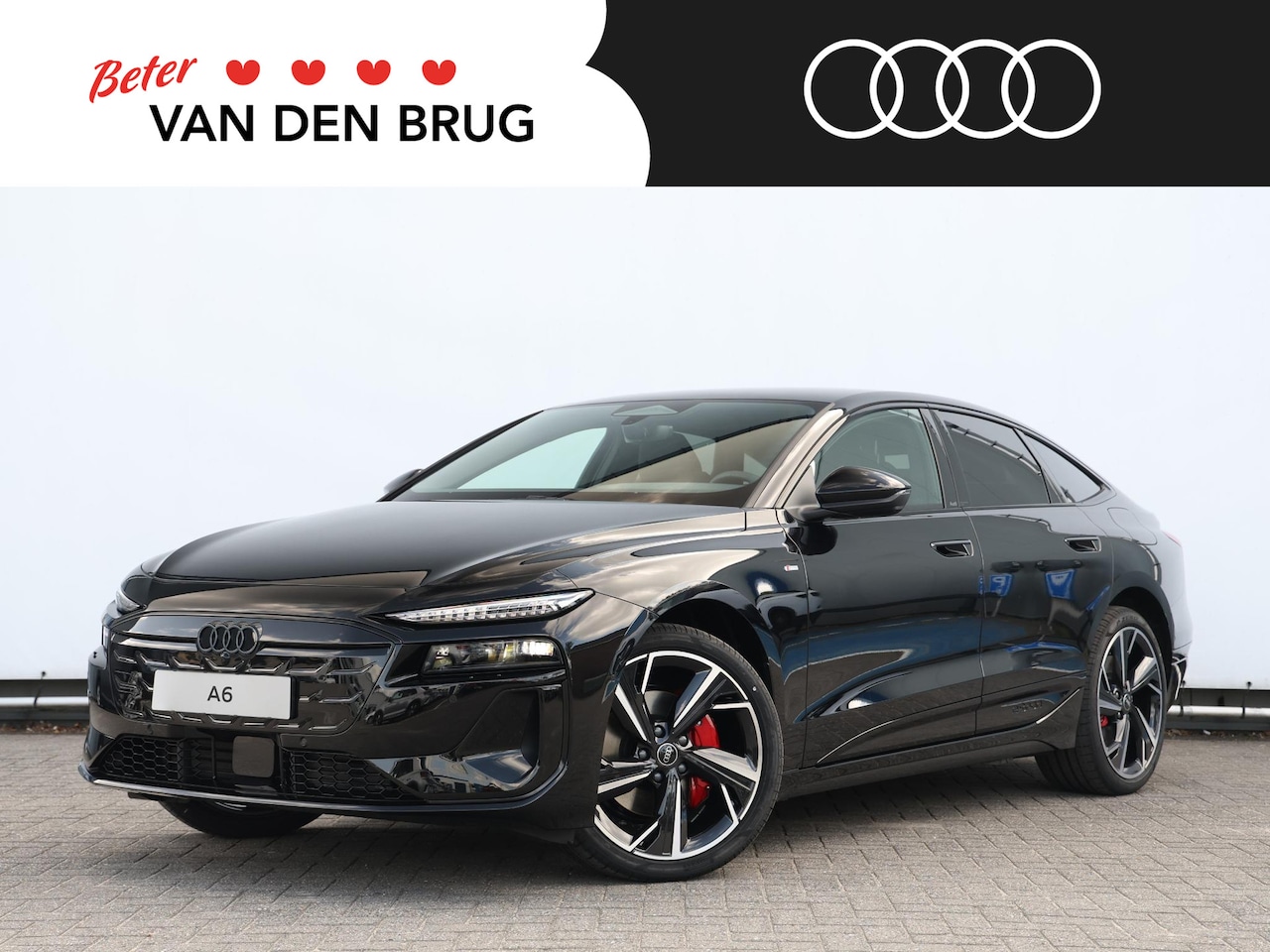 Audi A6 Sportback e-tron - S edition e-tron 270kW/367pk 100kWh Sportback | Matrix | Rode remzadels | Leer/Alcantara S - AutoWereld.nl