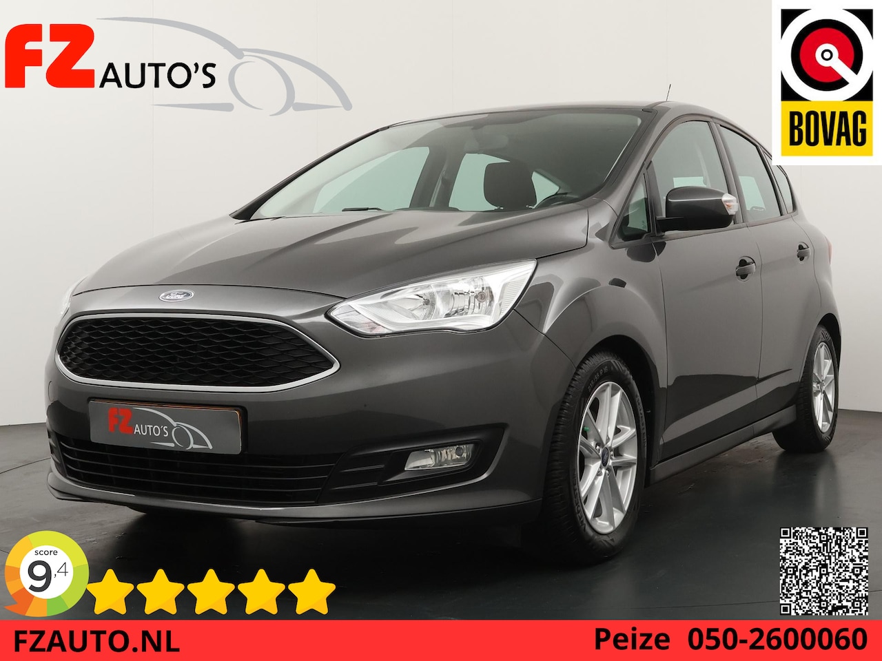 Ford C-Max - 1.0 Trend - Trekhaak - Airconditioning - Lichtmetalen velgen - Unieke km.stand! - AutoWereld.nl