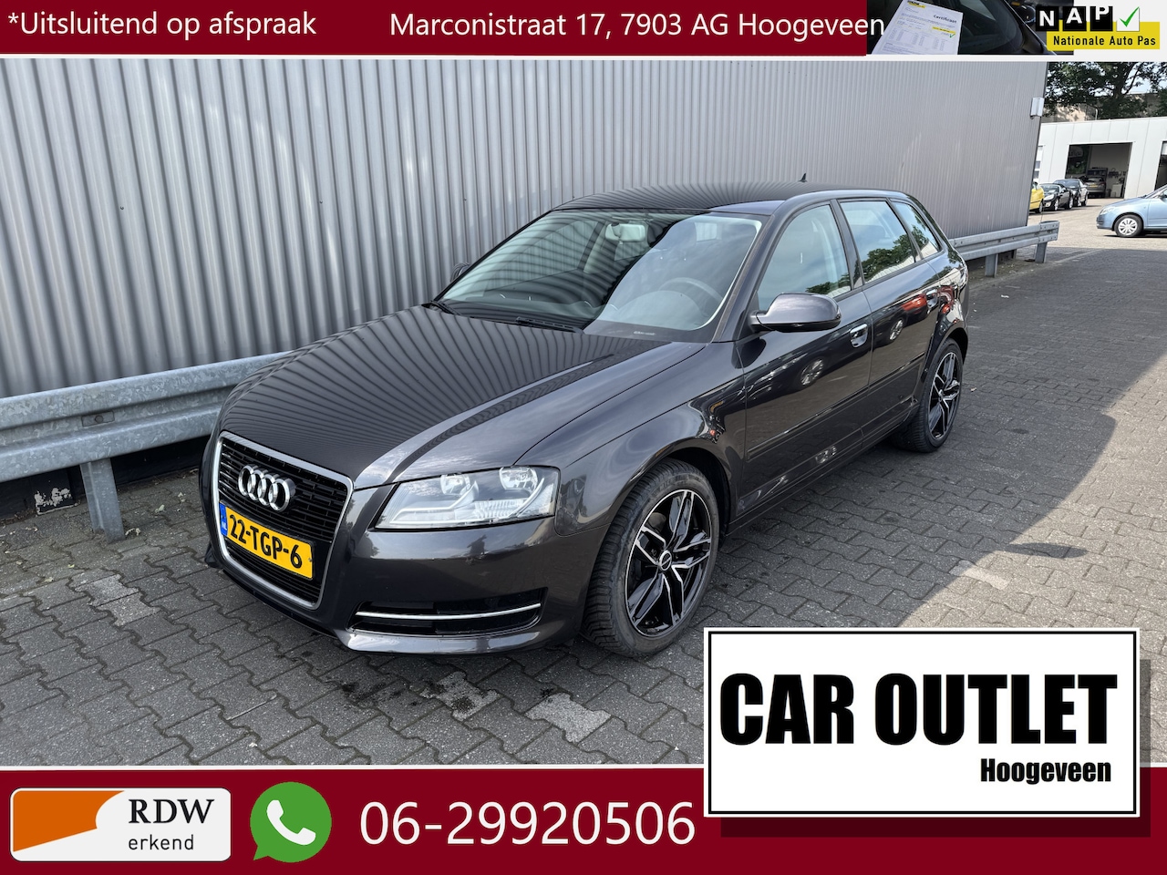 Audi A3 Sportback - 1.2 TFSI Attraction Pro Line Business 156Dkm.NAP, 5-Drs, Clima, CarPlay, CC, LM, – Inruil - AutoWereld.nl