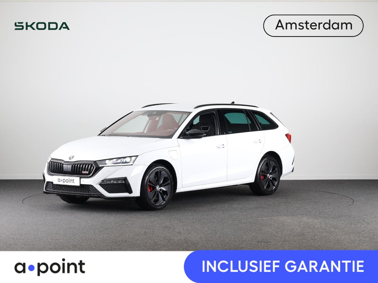 Skoda Octavia Combi - 1.4 TSI RS iV PHEV Business 245PK PHEV | Verlengde garantie |  Adaptive cruise control | T - AutoWereld.nl