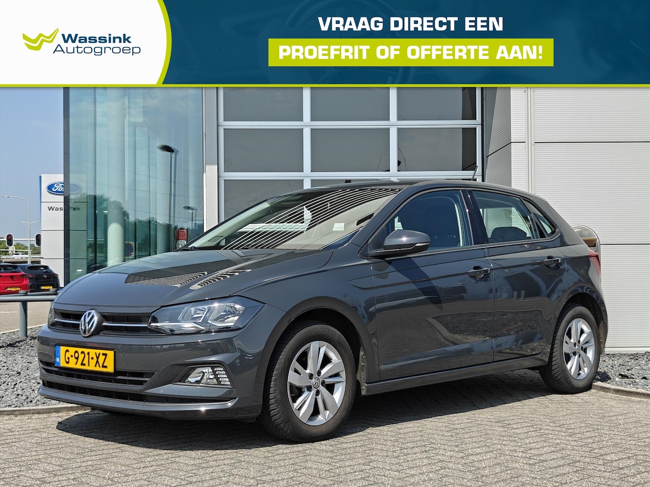 Volkswagen Polo - 1.0 TSI 95pk Comfortline | Trekhaak | Adaptive Cruise Control | Climate Control | Navigati - AutoWereld.nl