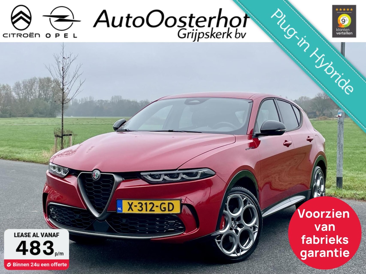 Alfa Romeo Tonale - 280pk AWD Edizione Speciale + Trekhaak - AutoWereld.nl
