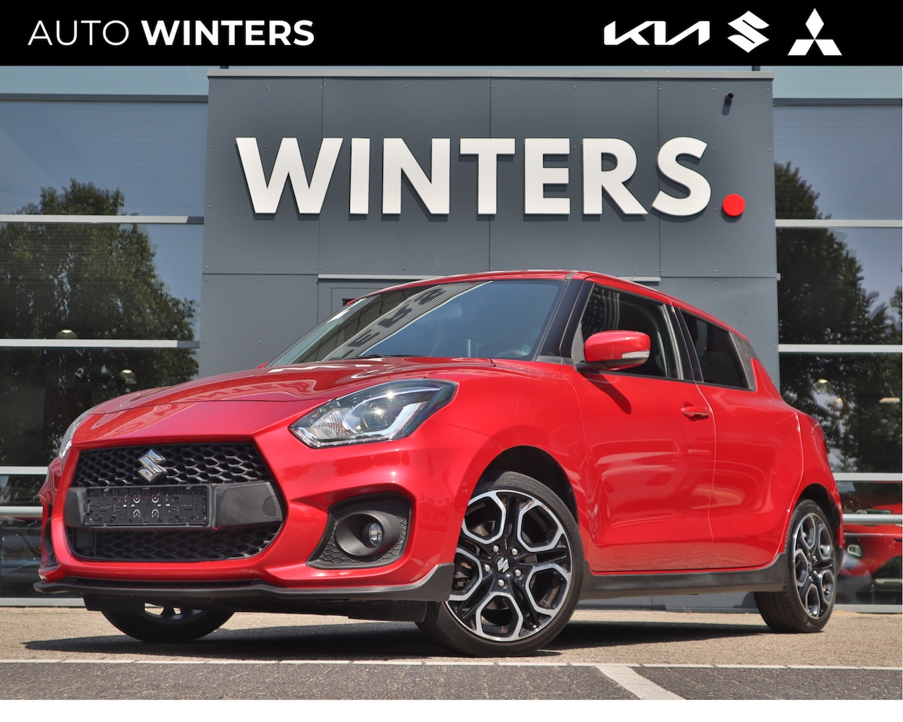Suzuki Swift - 1.4 Sport Smart Hybrid | Cr.Control | Stoelverw | Navi | BT | Camera | ECC | 17"LMV | LED - AutoWereld.nl
