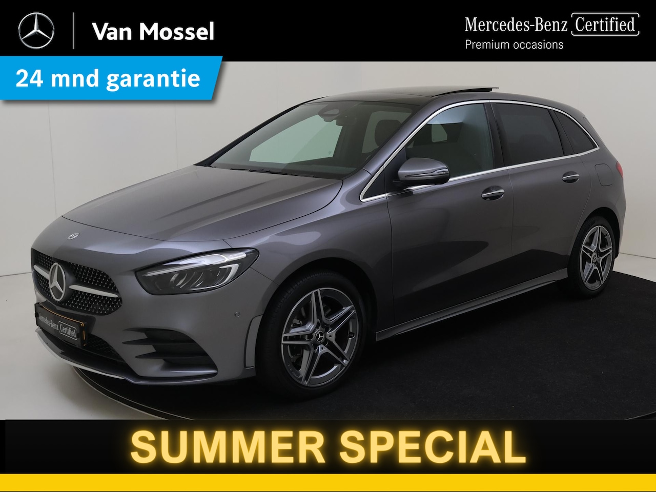 Mercedes-Benz B-klasse - 250 e AMG Line / Premium/ Panoramadak/ 18 inch/ Sfeerverlichting - AutoWereld.nl
