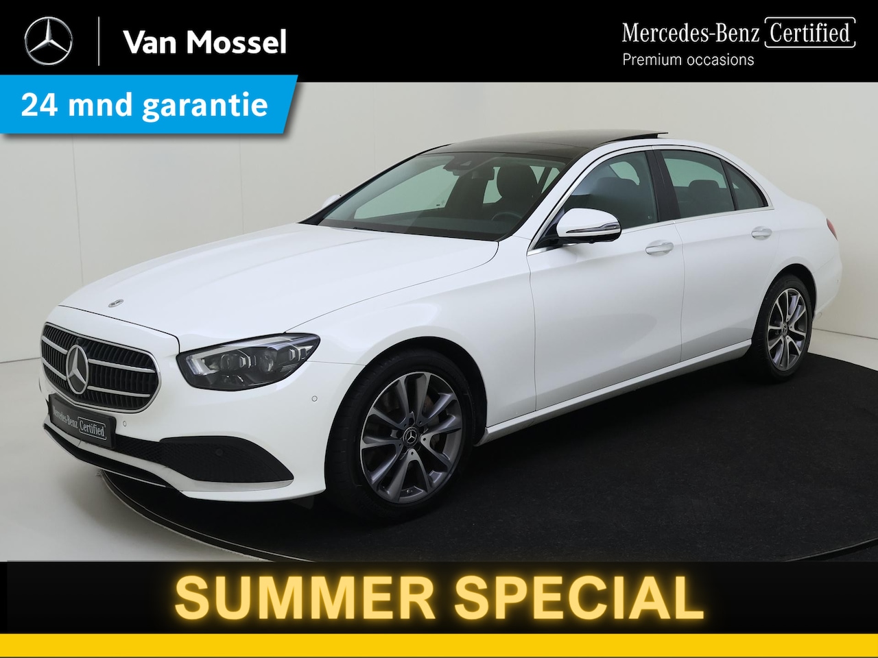 Mercedes-Benz E-klasse - 300 e Business Solution Luxury / Stoelverwarming / 360Graden-Camera / Panorama-schuifdak - AutoWereld.nl